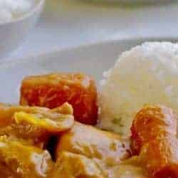 Make a quick but authentic Japanese Chicken Curry in your Instant Pot. Just four minutes under pressure in your pressure cooker for a flavorful and hearty meal. I can't believe how quickly this came together!