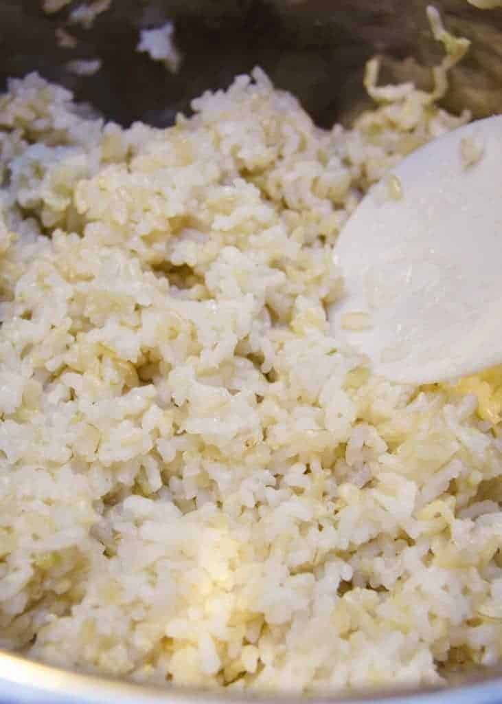 Make your own Instant Pot Hapa rice by combining white rice with sprouted brown rice..A healthwful way to start to add brown rice into your diet.