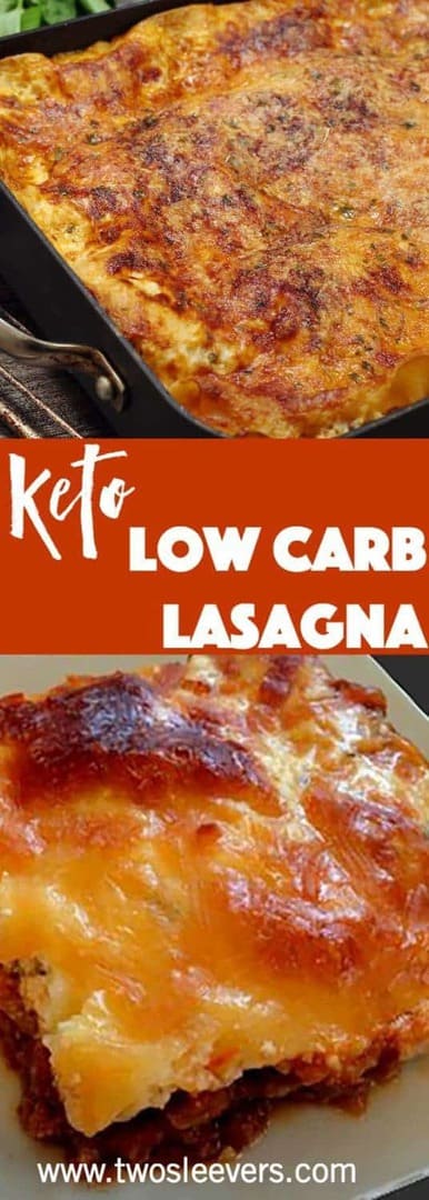 Keto Low Carb High Protein Lasagna – Two Sleevers