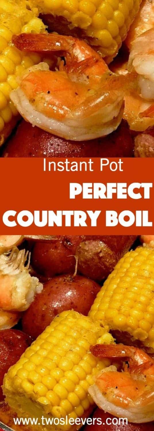 This is the best way I've found to make a Cajun Shrimp and Sausage boil in the Instant Pot. We love going out to places like the Boiling Crab that do crab, sausage, shrimp, corn and potatoes in a bag.