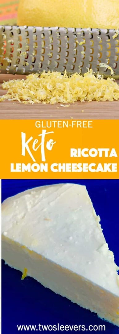 Instant Pot Keto Ricotta Lemon Cheesecake – Two Sleevers