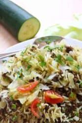 Instant Pot Ground Beef Shwarma and Rice combines ground beef and rice with spices to create a new twist on comfort food in your pressure cooker .
