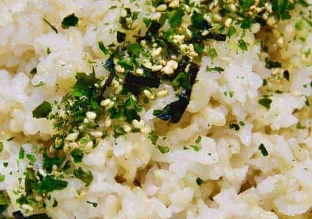 Make your own Instant Pot Hapa rice by combining white rice with sprouted brown rice..A healthwful way to start to add brown rice into your diet.