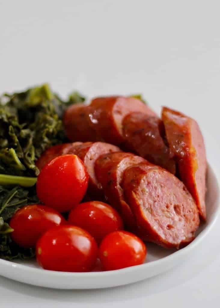 Instant Pot Sausage and Kale recipe is a wonderful, quick low carb supper that requires virtually no pre-planning. Make this in your pressure cooker for a fast but delicious meal. 