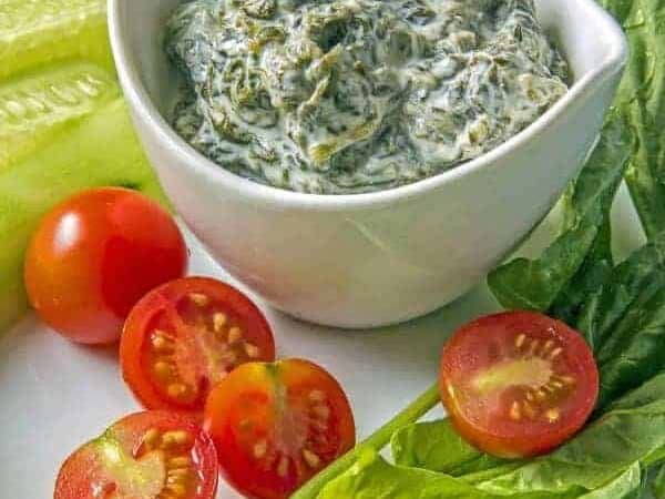 SImple, healthy and tasty Persian Yogurt with Spinach dip is great with vegetables or bread. Use this base recipe to create variations with just a few additional spices or ingredients.