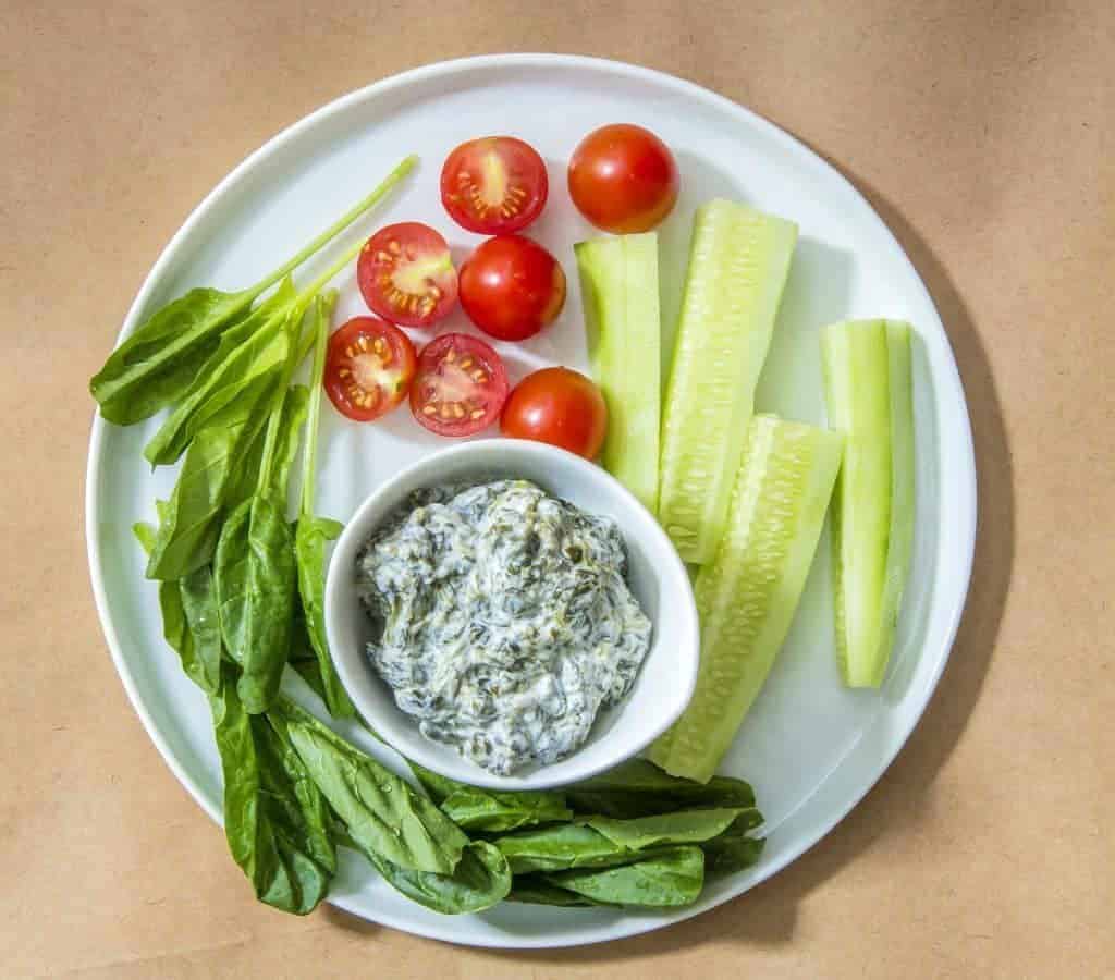 Simple, healthy and tasty Persian Yogurt Spinach dip is great with vegetables or bread. Use this base recipe to create variations with just a few additional spices or ingredients.