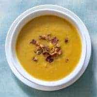 Instant Pot Butternut Apple Soup with Bacon