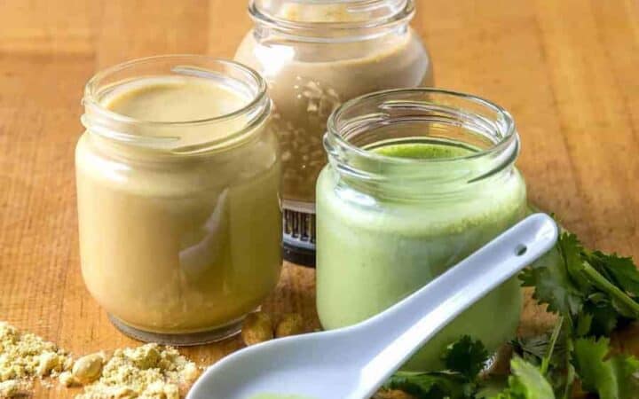 A simple 5-ingredient creamy cilantro jalapeño dressing that goes well with meats and vegetables alike. Use as a salad dressing to perk up a regular salad.