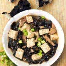 Instant Pot low carb hot and sour soup cooks in one quick step. So easy, warm and comforting!
