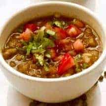 This recipe for Indian Vegan Whole Moong Dal cooks so fast in your pressure cooker or Instant Pot, that it makes this hearty, protein-rich dal easy to make for weeknight dinners. This recipe allows you to harness the power of your pressure cooker to skip several stovetop steps, without compromising flavor.