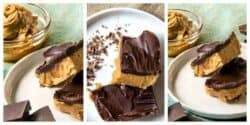 No-Bake Keto Peanut Butter Chocolate Bars will satisfy all of your dessert cravings with almost none of the sugar. Low Carb, low sugar, high fat Peanut Butter Bars make a perfectly delicious keto dessert or fat bomb.