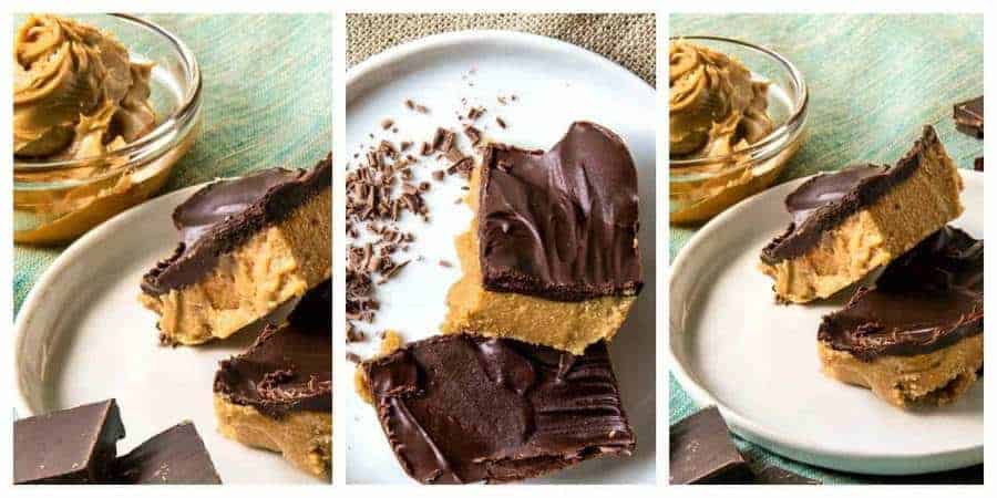 No Bake Keto Dessert: Peanut Butter Chocolate Bars