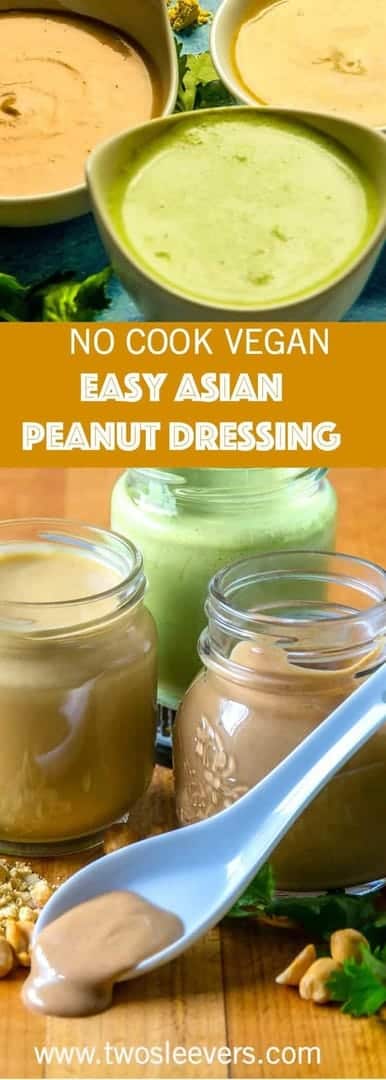 This Easy Asian Peanut Dressing is so versatile, and so easy, you'll wonder why you haven't made it before. It is fast, savory, and delicious.