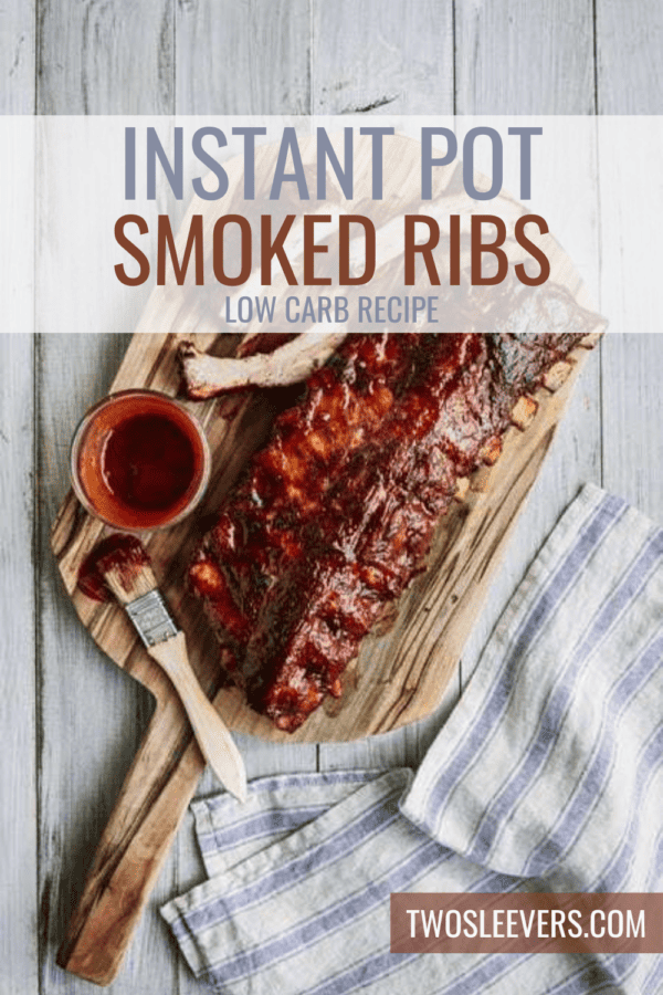 Smoked Ribs Pin with text overlay