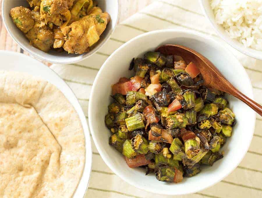 Sheet Pan Bhindi Masala