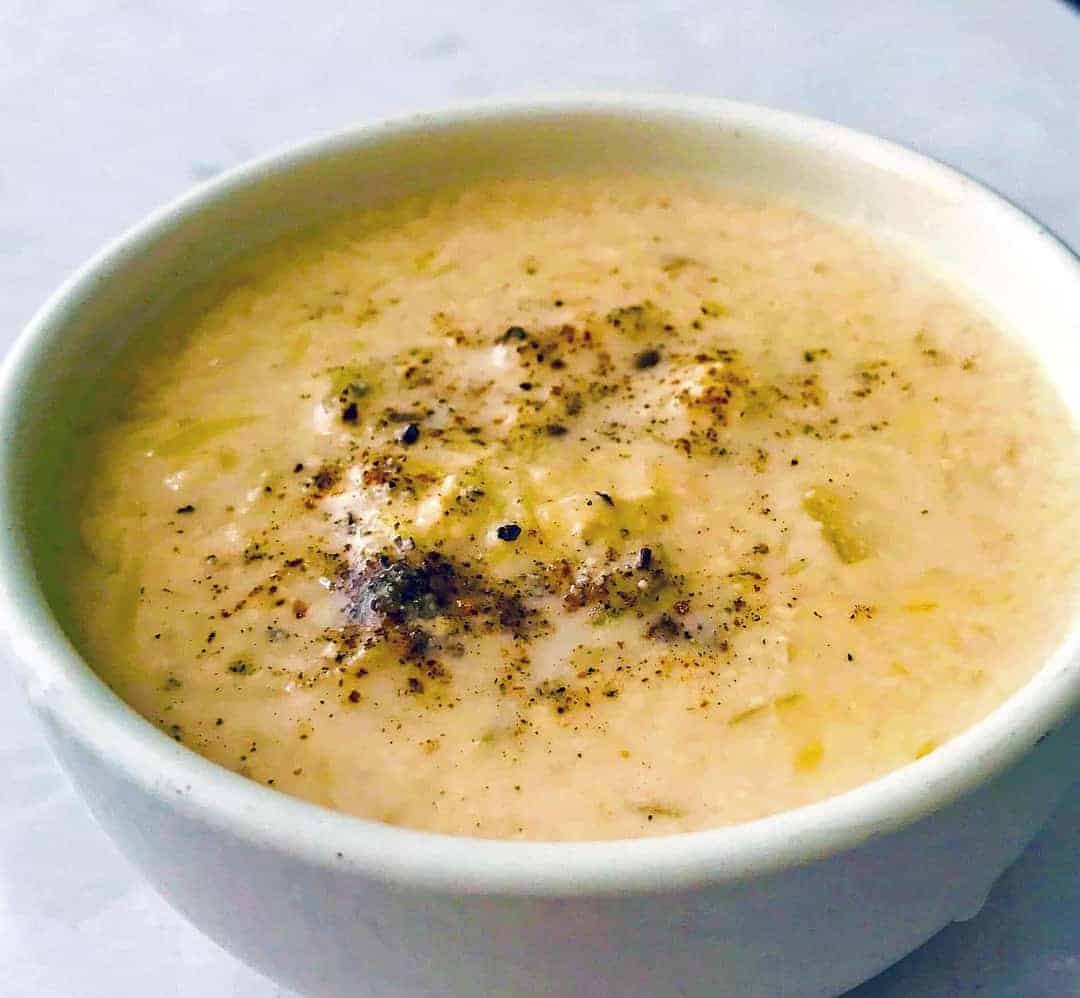 Super easy Indian Zucchini Kheer recipe for a dessert made in minutes in your pressure cooker or Instant Pot. Great way to use up summer zucchini in a sweet, exotic dessert.