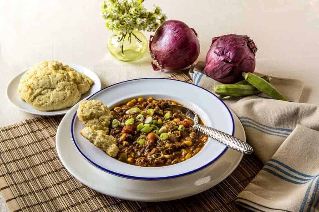 Pressure Cooker Hamburger Stew Two Sleevers