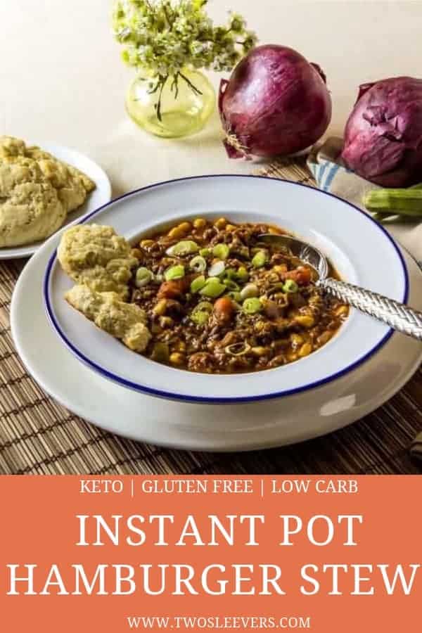 Pressure Cooker Hamburger Stew Two Sleevers