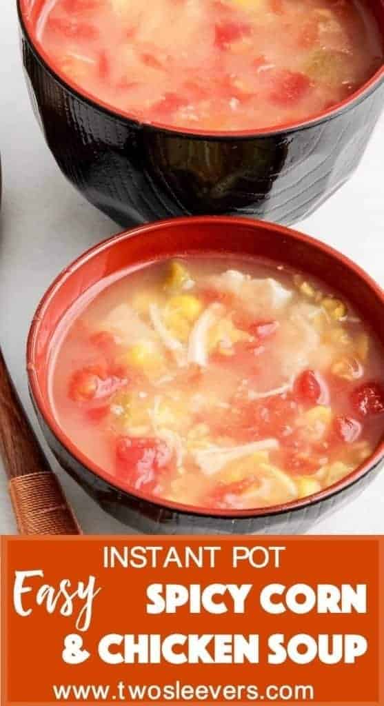 This Spicy Corn Chicken Soup is a fast, comforting meal that is spicy, easily put together with what you have in the pantry, and guaranteed to wake up your taste buds.  