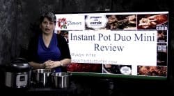 Unbiased Review of an Instant Pot 3 quart Duo MINI. Twosleevers answers all your important questions about the Instant Pot Mini Duo What can you use it for? How big is it really? What will it accommodate? Do you need to adjust cooking times due to size and wattage?