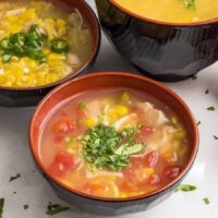 Instant Pot Spicy Corn Chicken Soup