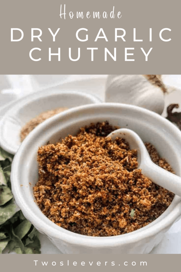 Dry Garlic Chutney Pin