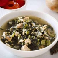 Instant Pot Low Carb Chicken Kale Soup