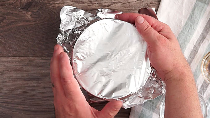 Cover the top with foil
