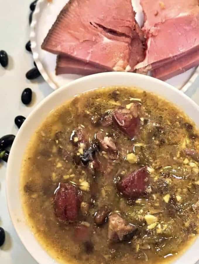 Keto Ham and Bean Soup With A Secret Low Carb Bean! TwoSleevers