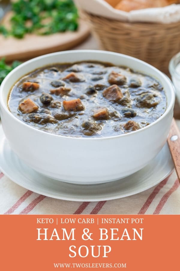 Keto Ham and Bean Soup | With A Secret Low Carb Bean! - TwoSleevers