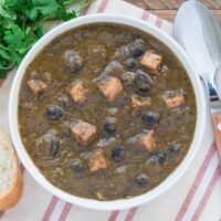 Keto Ham and Bean Soup Wide