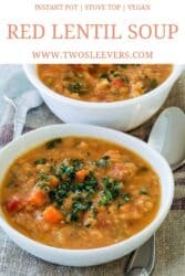 red lentil soup
