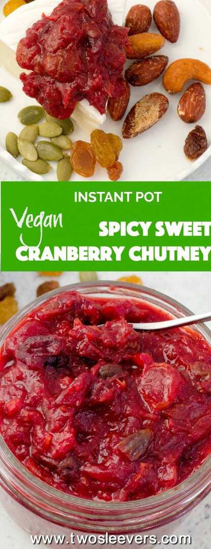 This spicy, sweet, and tangy Pressure Cooker Cranberry Chutney will wow your guests and make a wonderful addition to your cheese tray, besides providing an exotic flavor at your dinner table.