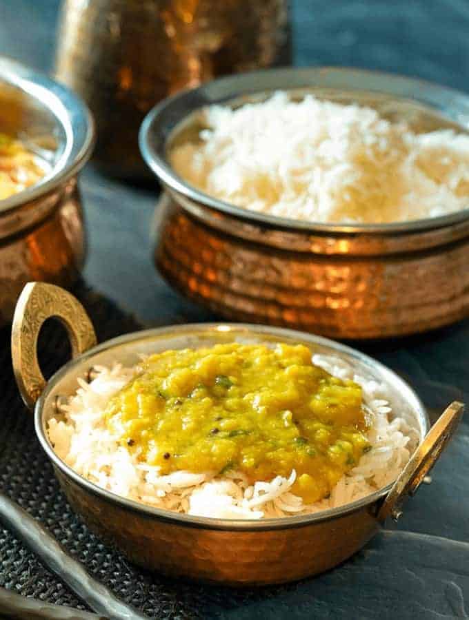 Pressure Cooker Rice and Dal  Toor Dal and Rice - TwoSleevers