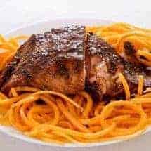 Pressure Cooker Salmon with Orange ginger sauce is a great Instant Pot low carb salmon recipe that is sure to please the whole family. Making salmon in the pressure cooker can be easy and rewarding, once you know learn the basics of Pot-in-pot cooking for seafood recipes.