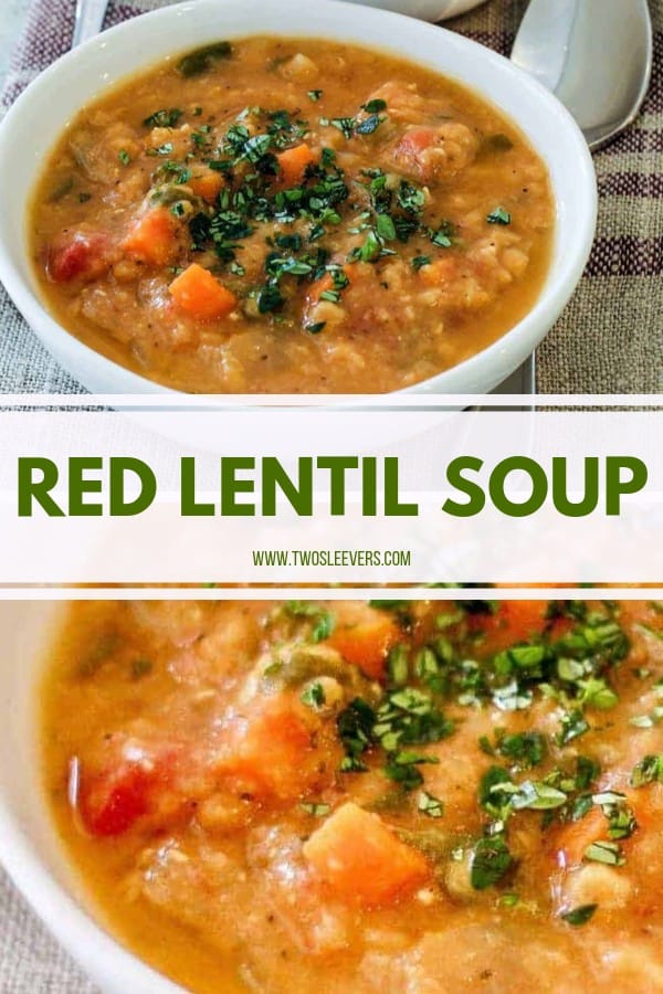 Red Lentil Soup Recipe | Stovetop or Instant Pot recipe!