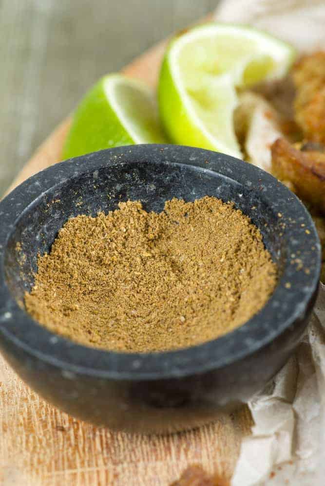 Make your own shawarma spice mix and use it with a variety of meat including chicken, beef, lamb, ground beef, or even green beans.