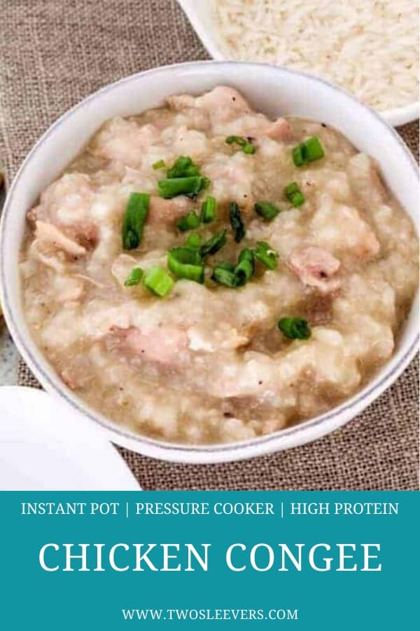 Instant Pot Chicken Congee | Dump And Cook In Your Pressure Cooker!