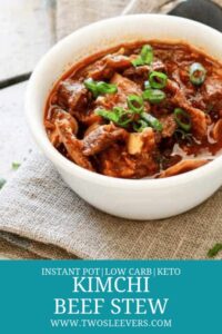 Instant Low Carb Kimchi Beef Stew – TwoSleevers