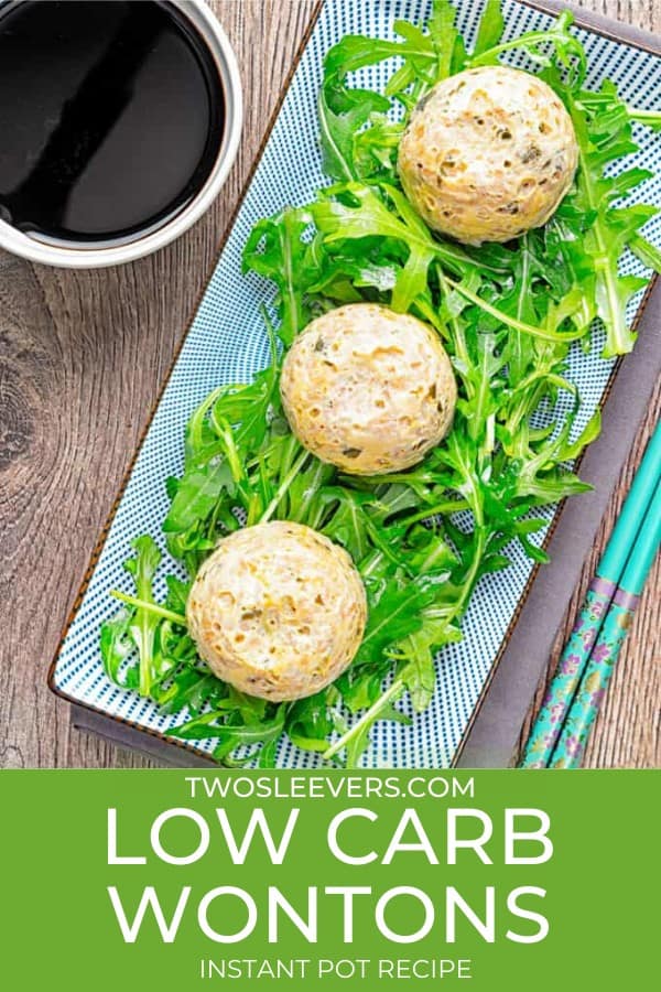 Pressure Cooker Keto Low Carb Wontons TwoSleevers