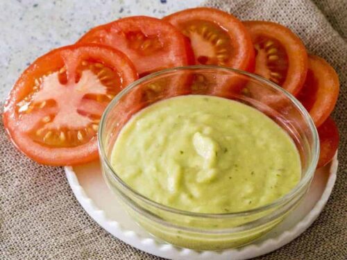 Keto Creamy Avocado Tomatillo Salsa Twosleevers
