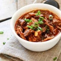 Instant Pot Pressure Cooker Low carb Kimchi Beef stew is an easy Korean-style dump and cook keto low carb recipe that's full of spicy, umami flavor. Guaranteed to perk up your taste buds, and taste like you slaved for hours to get this complex taste.