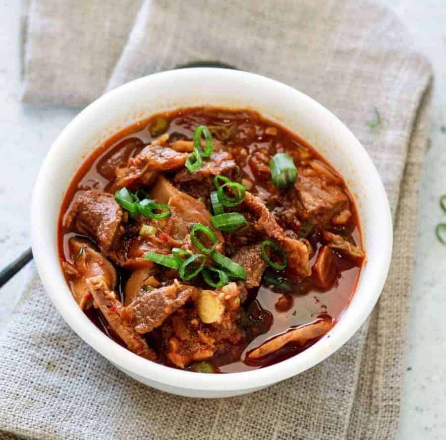 instant pot spicy beef stew