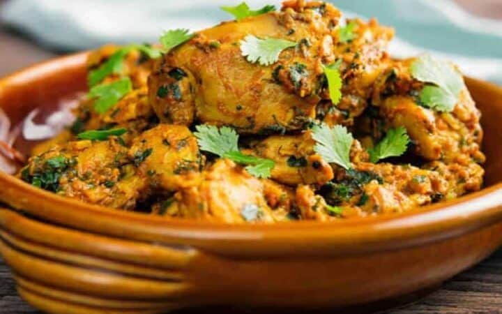 Chicken Karahi Side Shot