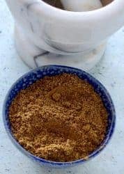 This is the recipe I use to make a homemade gluten-free kafta kabab spice mix. These recipes vary by region and by taste so it's entirely possible yours contains different ingredients. But over the years, this is what I tend to mix up for ours, and we like it a lot. So I thought I'd share it with you.