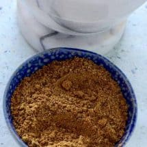 This is the recipe I use to make a homemade gluten-free kafta kabab spice mix. These recipes vary by region and by taste so it's entirely possible yours contains different ingredients. But over the years, this is what I tend to mix up for ours, and we like it a lot. So I thought I'd share it with you.
