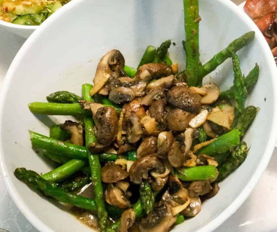 oyster recipe youtube mushroom Fried  Carb Low easy Recipe Stir  dish! An stovetop Asparagus