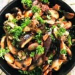 Mushroom Side Dish With Bacon