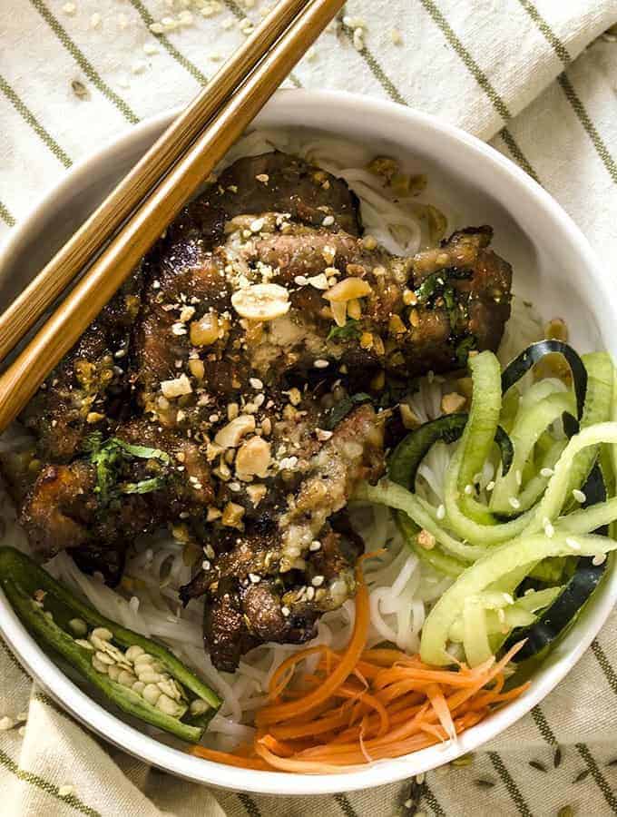 Bun Thit Nuong Recipe: Grilled Pork & Rice Noodles Delight