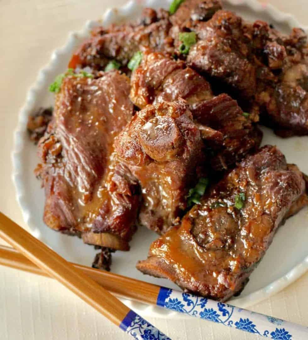 Instant Pot Keto Chinese Braised Spareribs Two Sleevers